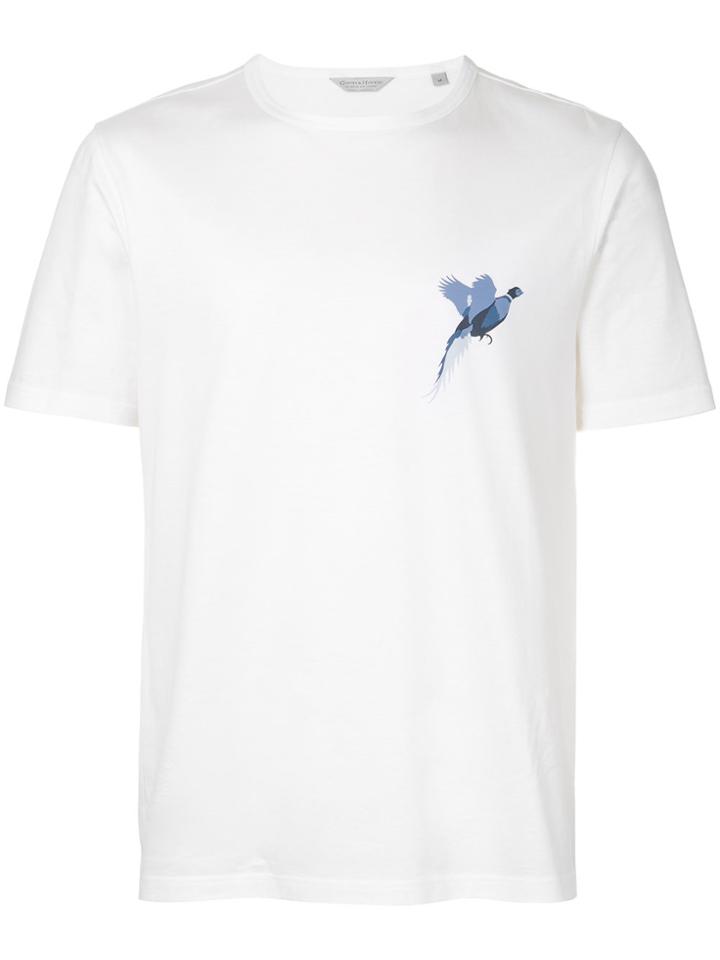 Gieves & Hawkes Partridge Print T-shirt - White