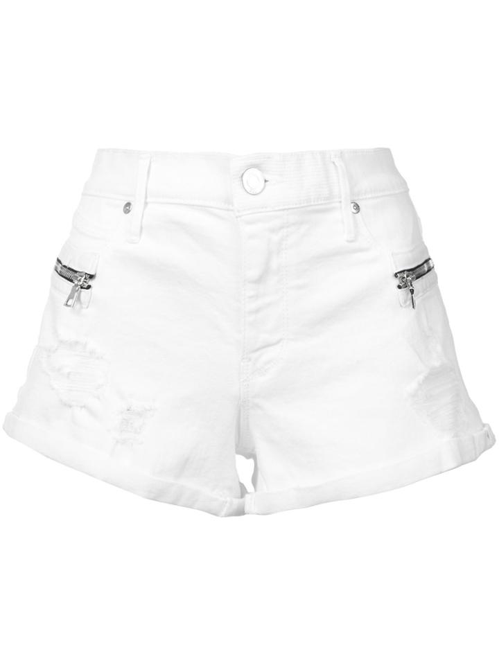 Rta Vincent Hip Zip Short - White