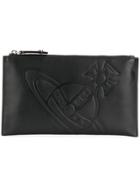 Vivienne Westwood Embossed Logo Clutch - Black