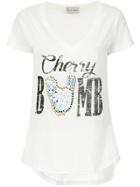 Andrea Bogosian Cherry Bomb Print T-shirt - White