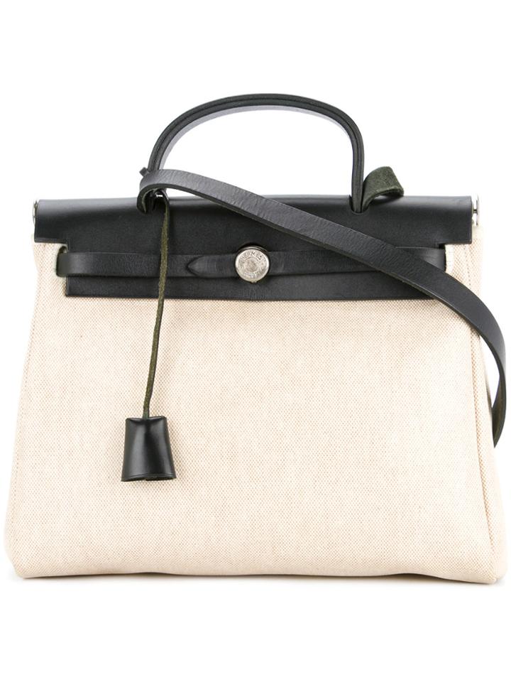 Hermès Vintage Herbag Pm 2 In 1 - Brown