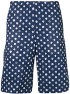 Ps By Paul Smith Formosa Illustrated Floral Print Shorts - Blue