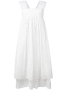 Tory Burch - Layered Dress - Women - Cotton - 2, White, Cotton