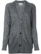 Isabel Marant Étoile 'clawson' Relaxed Cardigan, Women's, Size: 36, Grey, Mohair/polyamide/wool