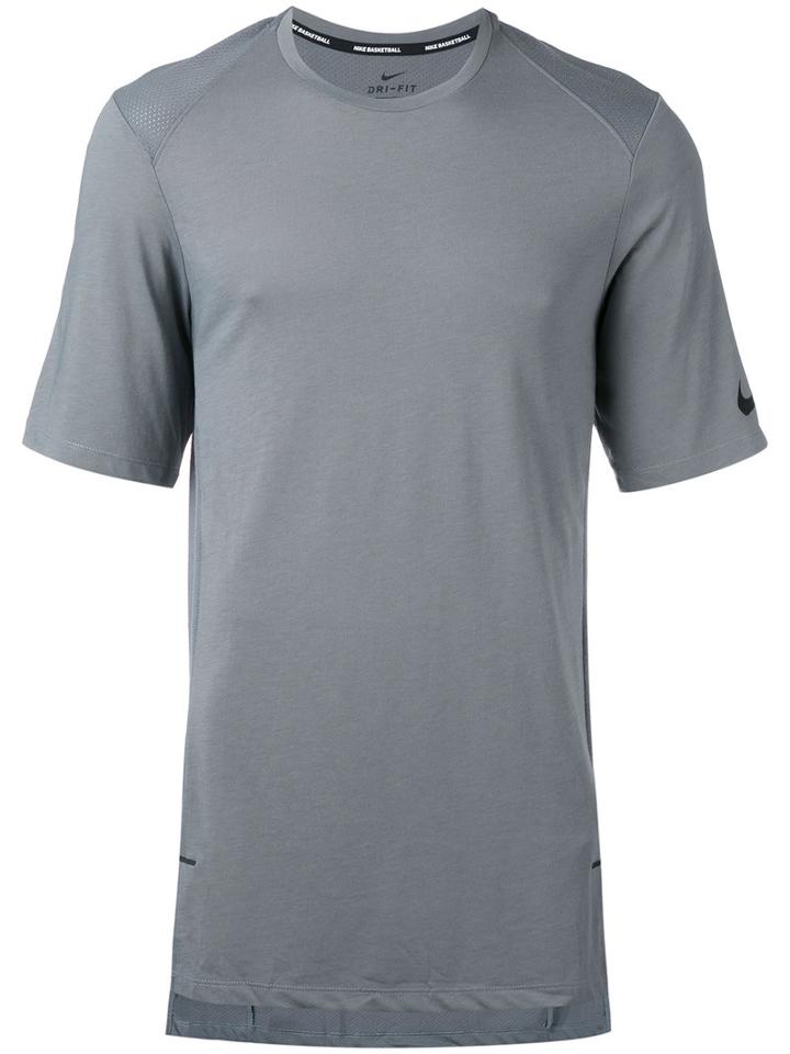Nike - Breathe Elite Top - Men - Cotton/polyester/viscose - S, Grey, Cotton/polyester/viscose