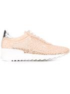 Casadei Floral Lace Sneakers