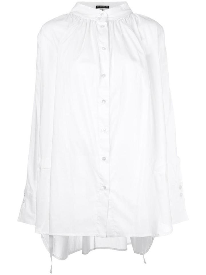 Ann Demeulemeester Tunic Shirt, Women's, Size: 44, White, Cotton