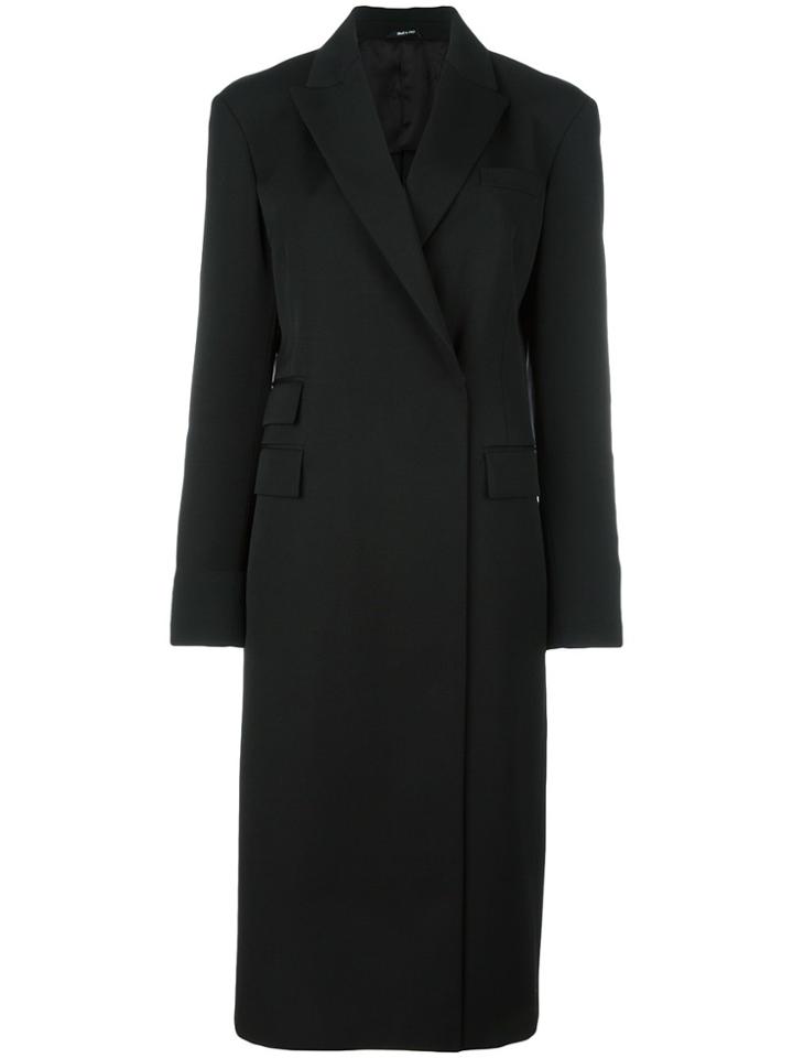 Maison Margiela Fitted Long Coat - Black