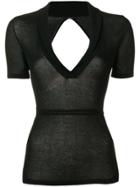 Jacquemus Fine-knit Top - Black