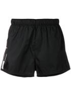 Prada Logo Patch Swim Shorts - Black