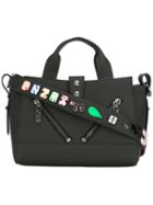 Kenzo Kalifornia Shoulder Bag, Women's, Black, Nylon/cotton/calf Leather