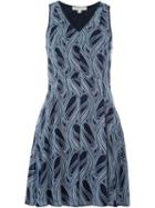 Michael Michael Kors Sleeveless Dress, Women's, Size: 10, Blue, Polyester