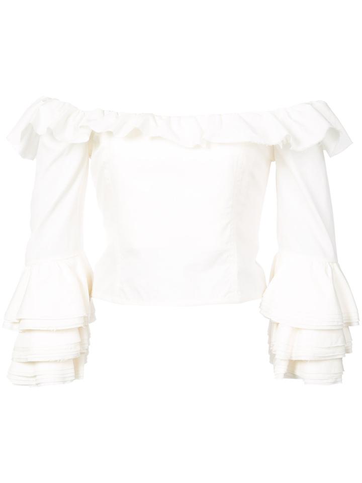 Brock Collection Thelma Top - White