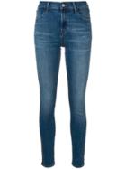 J Brand High-waist Skinny Jeans - Blue