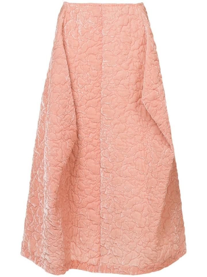 Comme Des Garçons Pre-owned Puffy Textured Pink Skirt