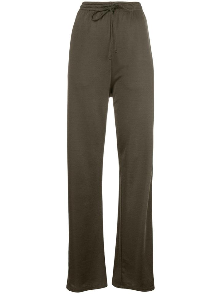 Mm6 Maison Margiela Straight-leg Track Pants - Green