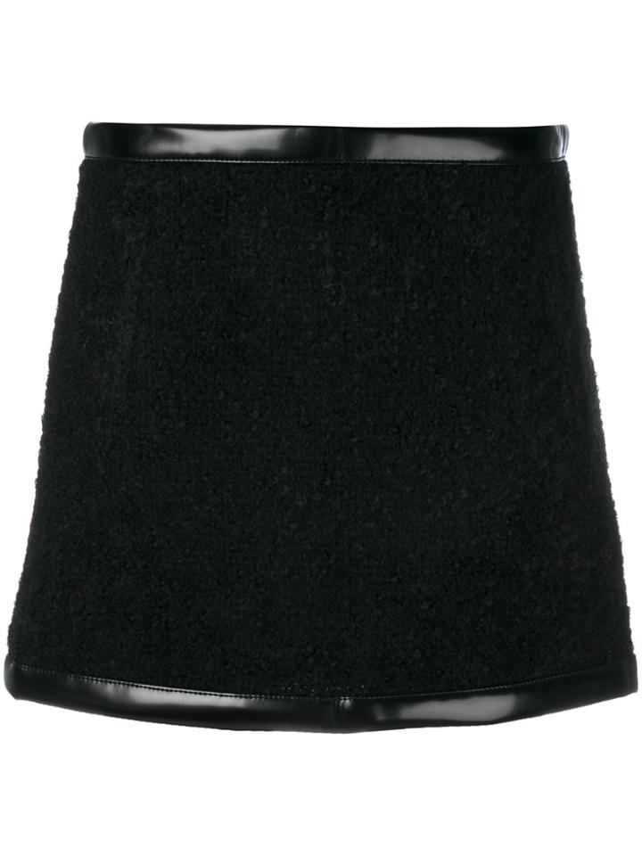 Philosophy Di Lorenzo Serafini Leatherette Trim Skirt - Black