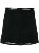 Philosophy Di Lorenzo Serafini Leatherette Trim Skirt - Black