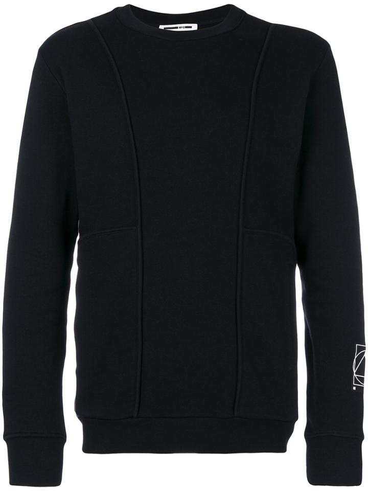 Mcq Alexander Mcqueen Logo Print Jumper - Black