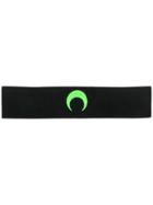 Marine Serre Moon Neon Print Headband - Black