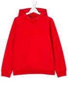 Boss Kids - Teen Logo Hoodie - Kids - Cotton/polyester - 16 Yrs, Red