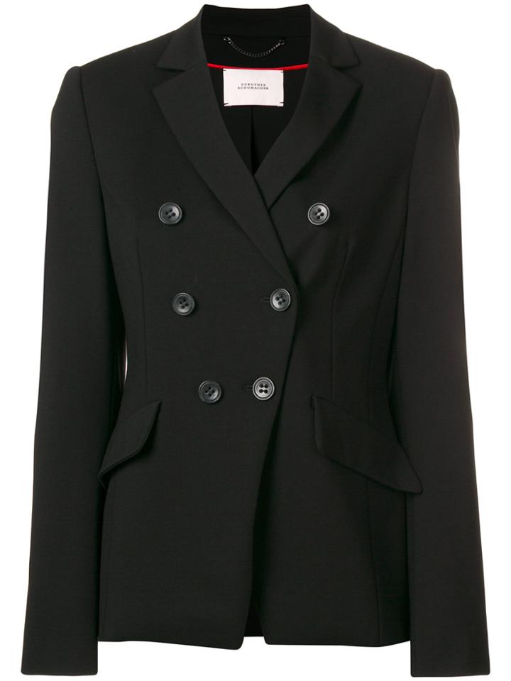Dorothee Schumacher Classic Double-breasted Blazer - Black