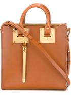 Sophie Hulme Albion Square Tote, Women's, Brown, Leather