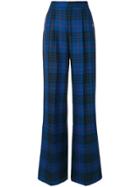 Études Transition Tartan Trousers - Blue
