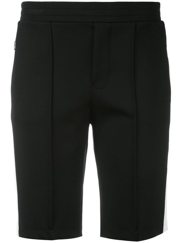 Moncler - Contrast Side Stripe Shorts - Women - Polyamide/polyester/spandex/elastane - S, Black, Polyamide/polyester/spandex/elastane