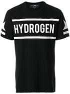 Hydrogen Logo Print T-shirt - Black