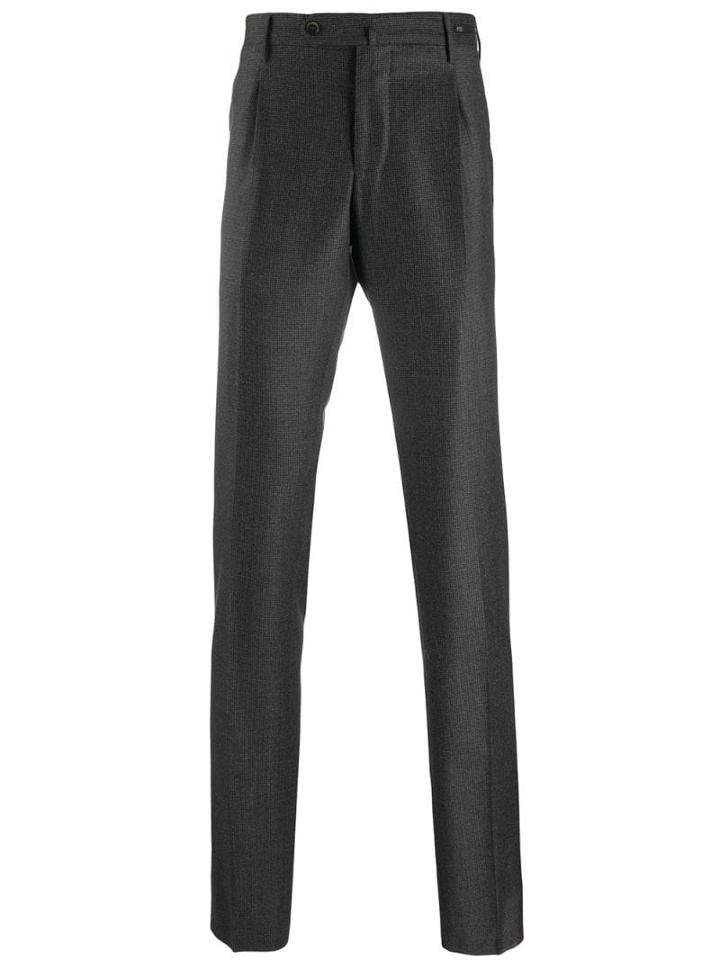 Pt01 Straight Tailored Trousers - Grey