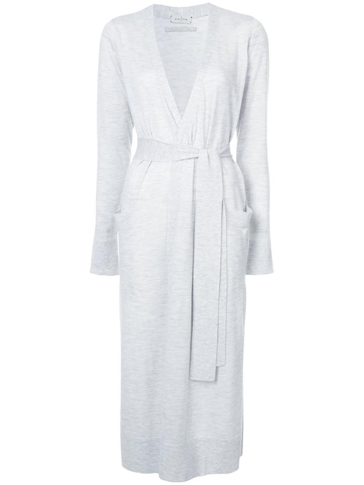Le Kasha Long Cardigan - Grey