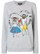 Katya Dobryakova Lemurs Sweatshirt - Grey