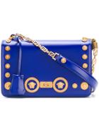Versace Mini Square Crossbody Bag - Blue