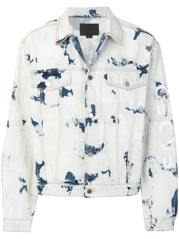 Alexander Wang Bleached Denim Jacket - Blue