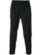 Dsquared2 Regular Fit Trousers, Men's, Size: 50, Black, Polyester/spandex/elastane/virgin Wool