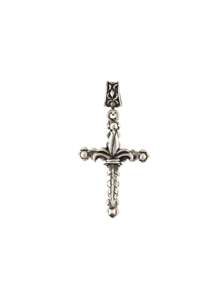 Elf Craft Cross Pendant Necklace - Metallic