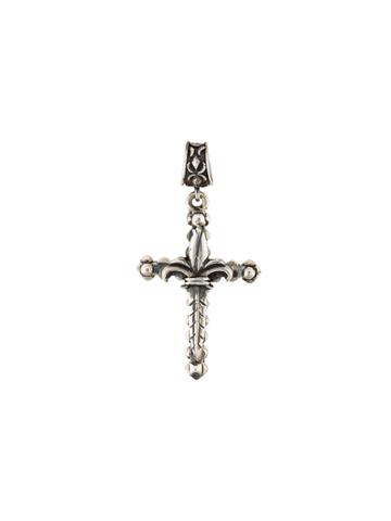 Elf Craft Cross Pendant Necklace - Metallic