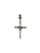 Elf Craft Cross Pendant Necklace - Metallic