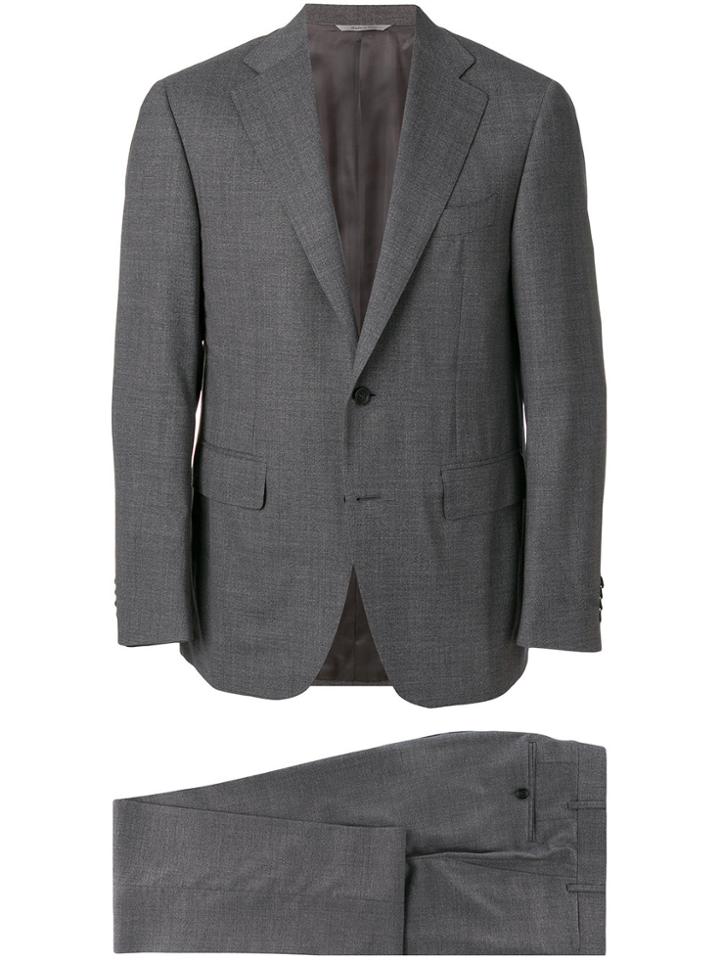 Canali Slim Fit Two-piece Suit - Grey