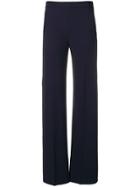 Max Mara Crepe Trousers - Blue