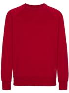 Y-3 Red Logo Crew Neck Sweatshirt