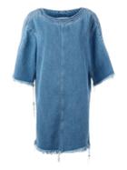 Chloé Frayed Denim Dress