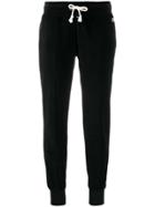 Champion Textured Cropped Track Pants - Black