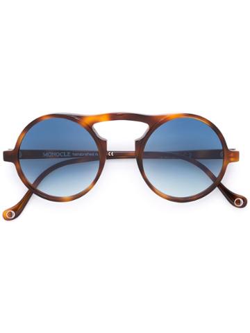 Monocle Eyewear 'pompeo' Sunglasses - Brown