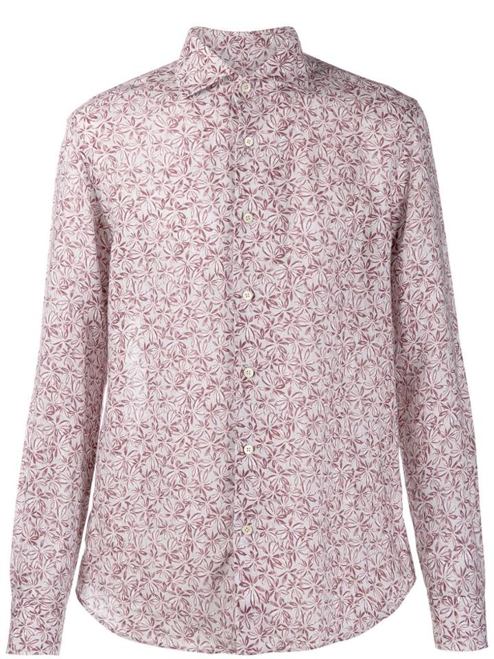 Corneliani All-over Print Shirt - Pink