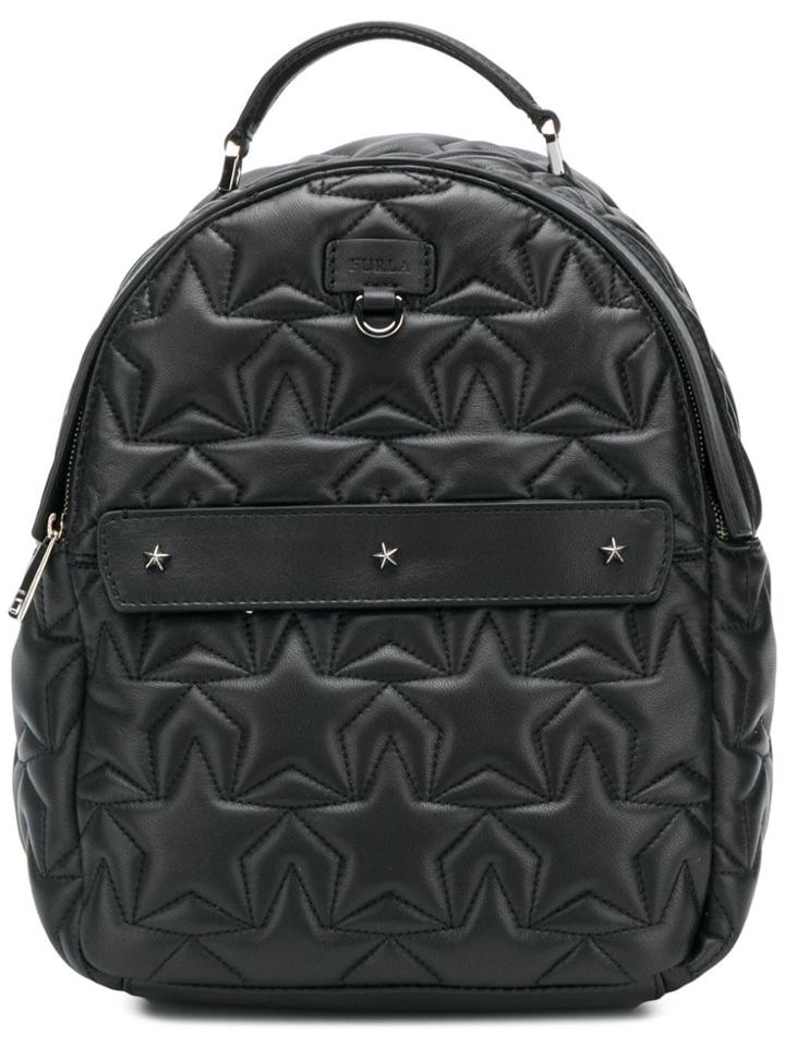 Furla Favola Quilted Backpack - Black