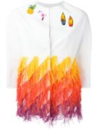 Ava Adore - 'cocktail' Tassel Jacket - Women - Cotton/polyester/cupro - 42, Women's, White, Cotton/polyester/cupro