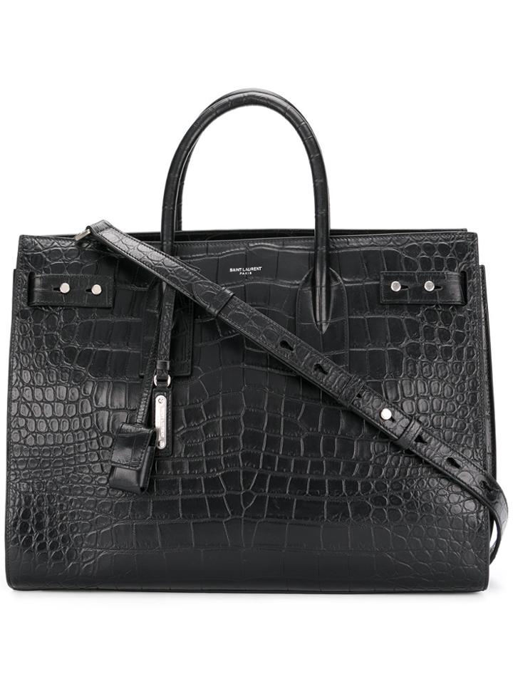 Saint Laurent Large Sac De Jour - Black