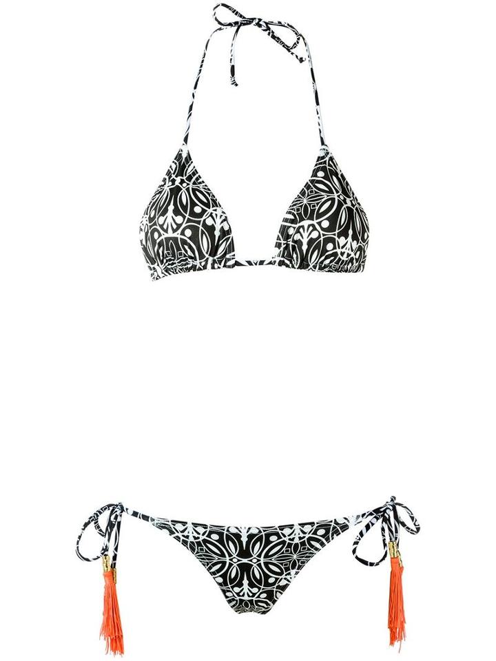Sub Triangle Bikini Set, Women's, Size: G, White, Spandex/elastane/polyamide